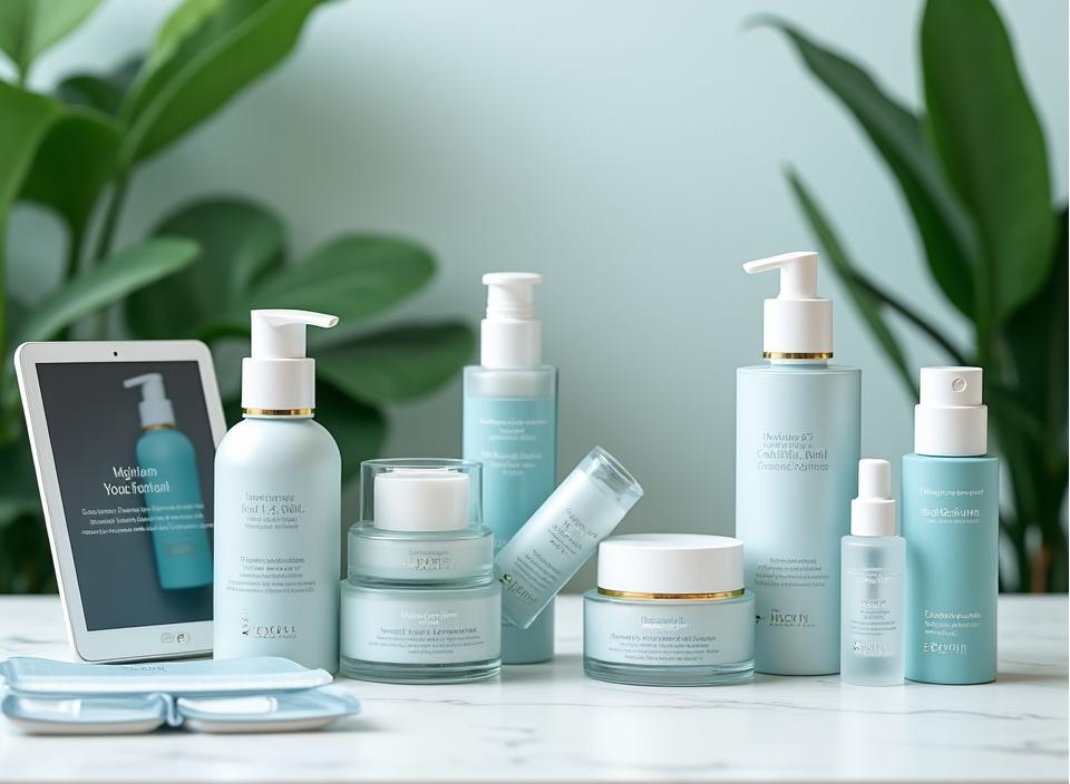 Professional skincare consultation showing personalized routine development